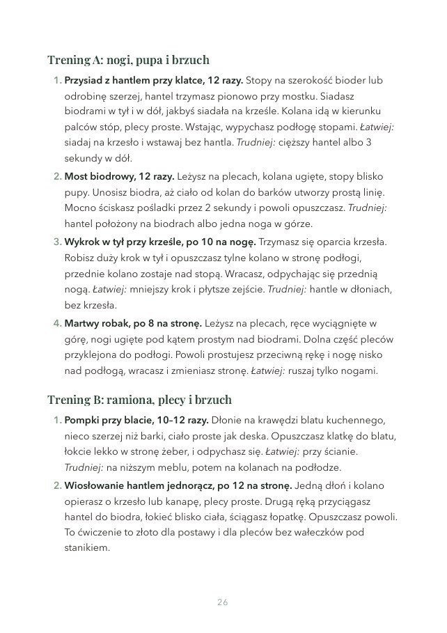 Otwierasz i wiesz, co ćwiczyć.